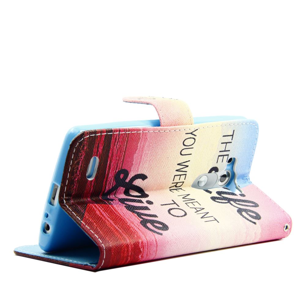 LG G3 case wallet leather case printed