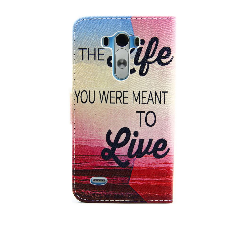 LG G3 case wallet leather case printed