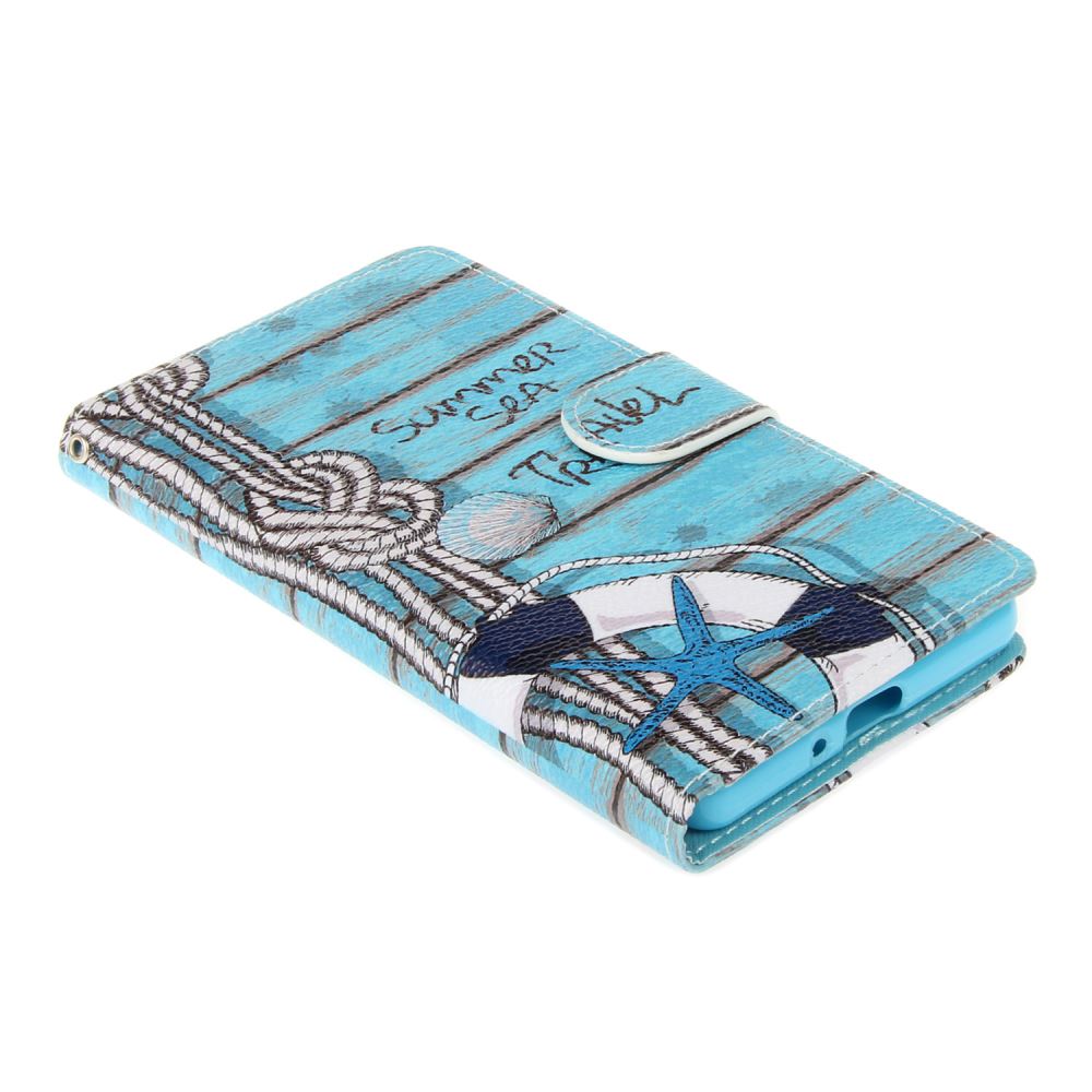 Sony Xperia X case wallet leather case printed