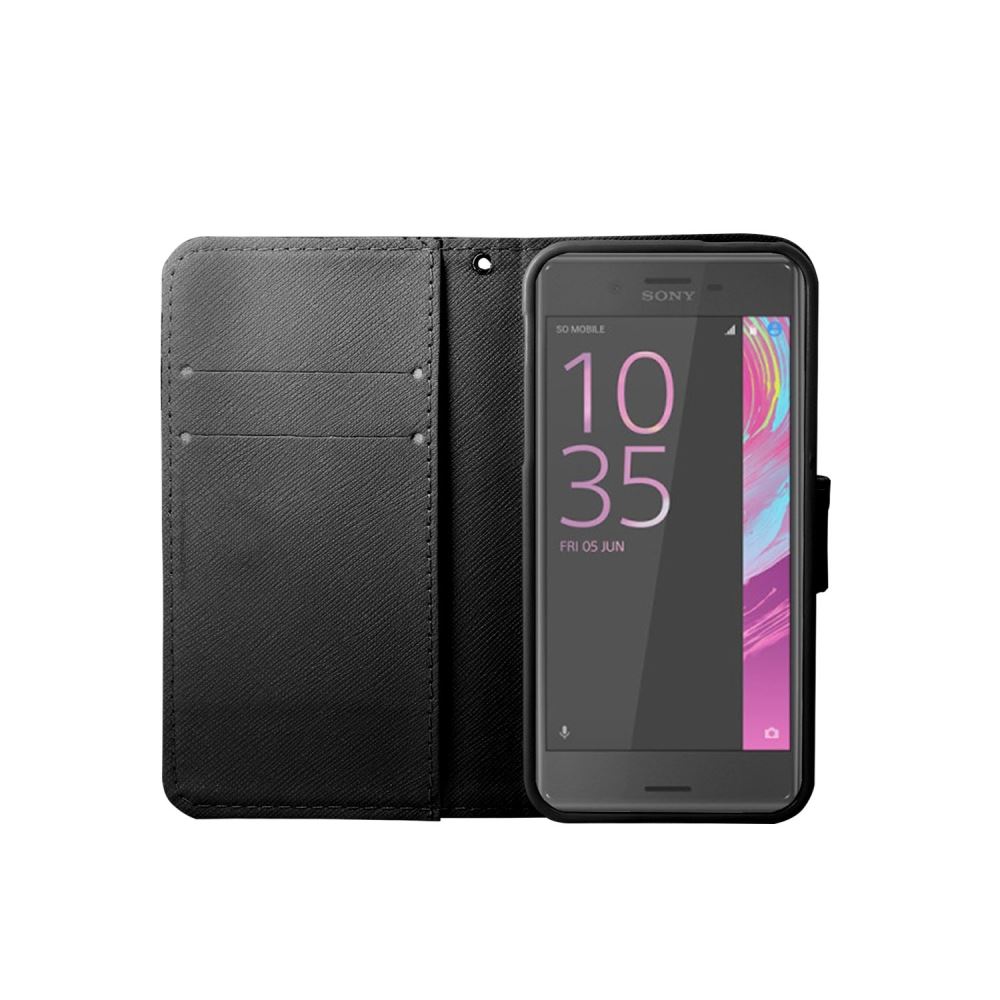 Sony Xperia X case wallet leather case printed