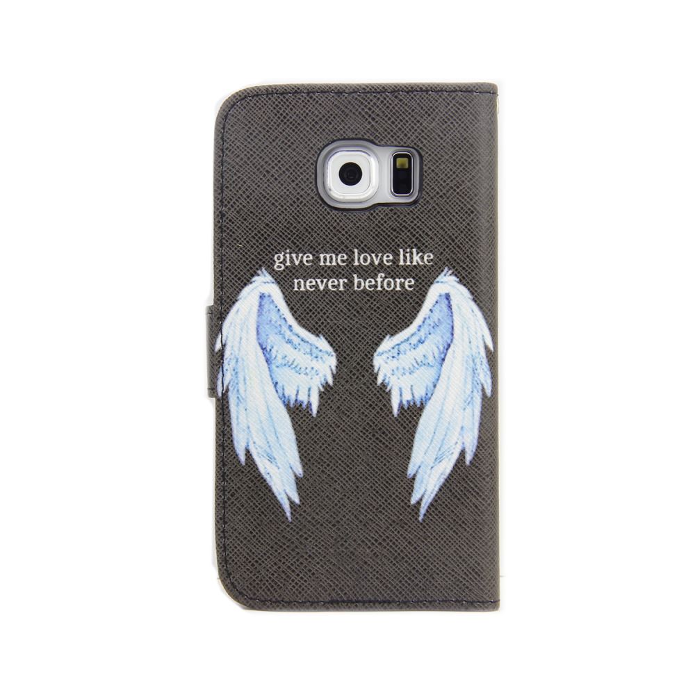 Galaxy S6 case wallet leather case printed