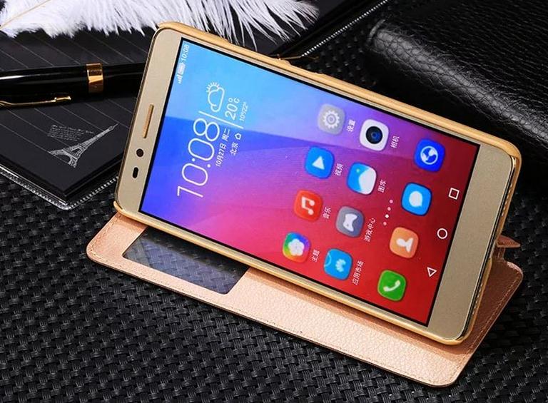 HUAWEI GR5 case Honor 5x case Leather Flip window case