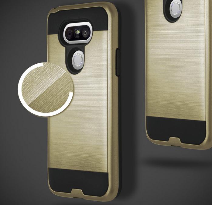 LG G5 impact proof hybrid brushed metal case LG G5 impact proof hybrid brushed metal case