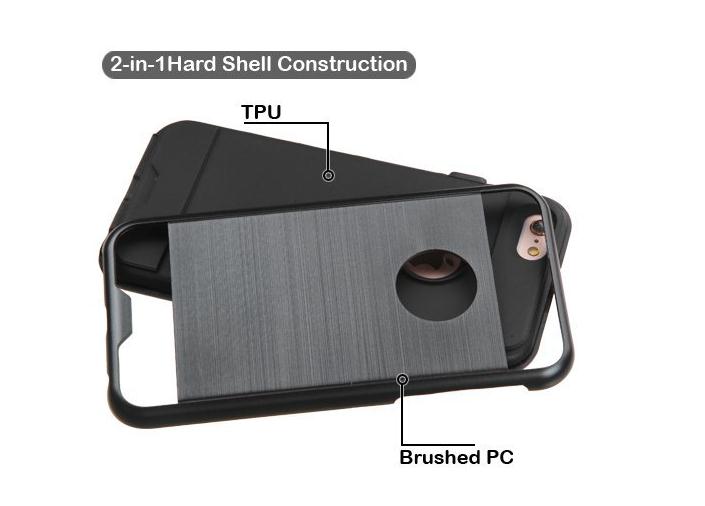 iPhone 4 4s impact proof hybrid brushed Metal case iPhone 4 4s impact proof hybrid brushed Metal case