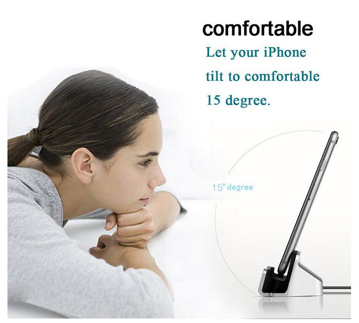 iPhone iPad Charger Dock Sync Cradle Base Stand iPhone iPad Charger Dock Sync Cradle Base Stand