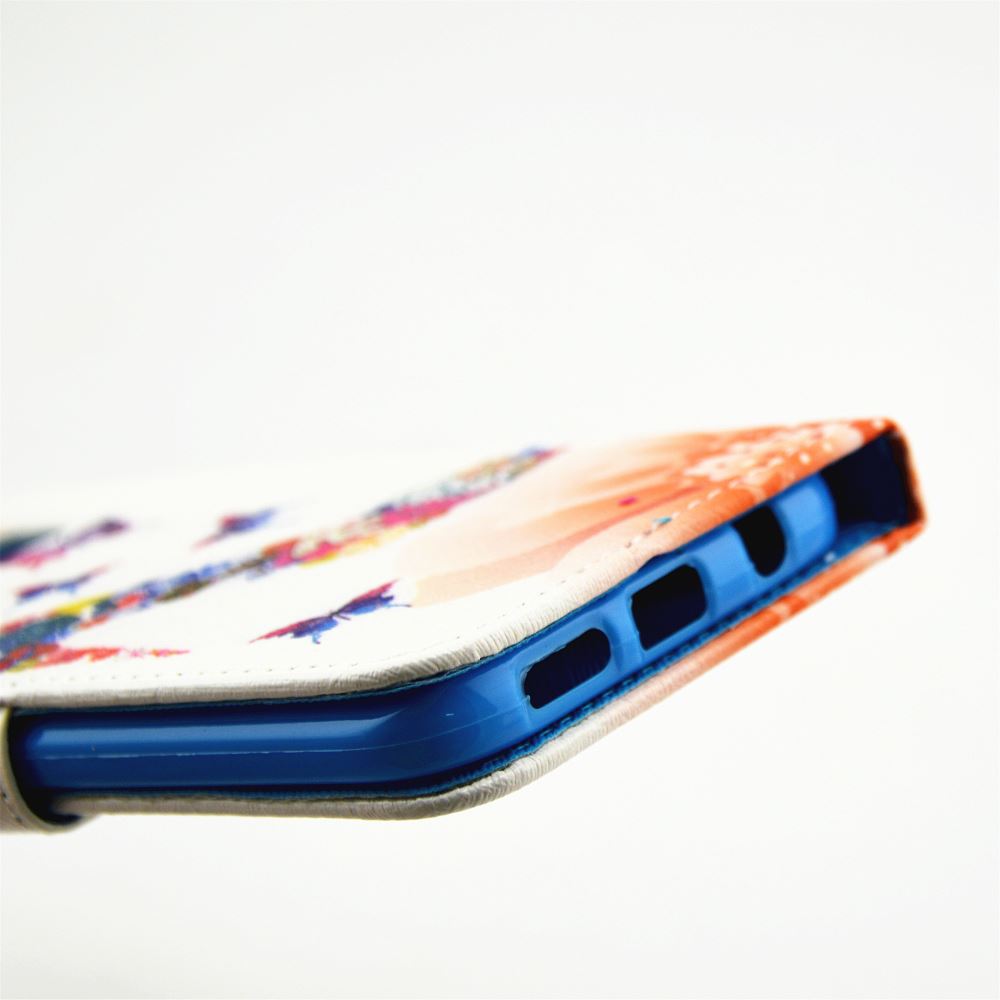Galaxy S7 case wallet leather case printed