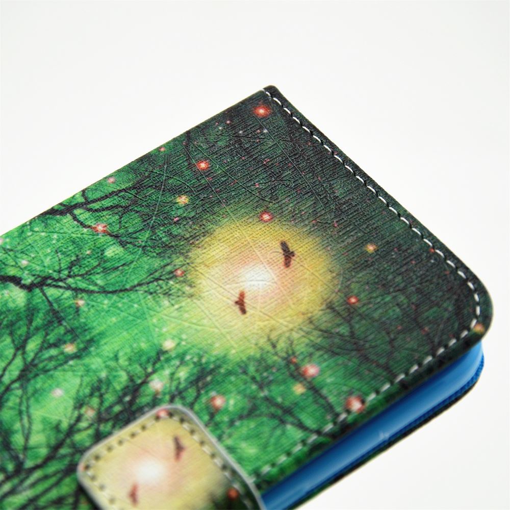 Galaxy S7 case wallet leather case printed