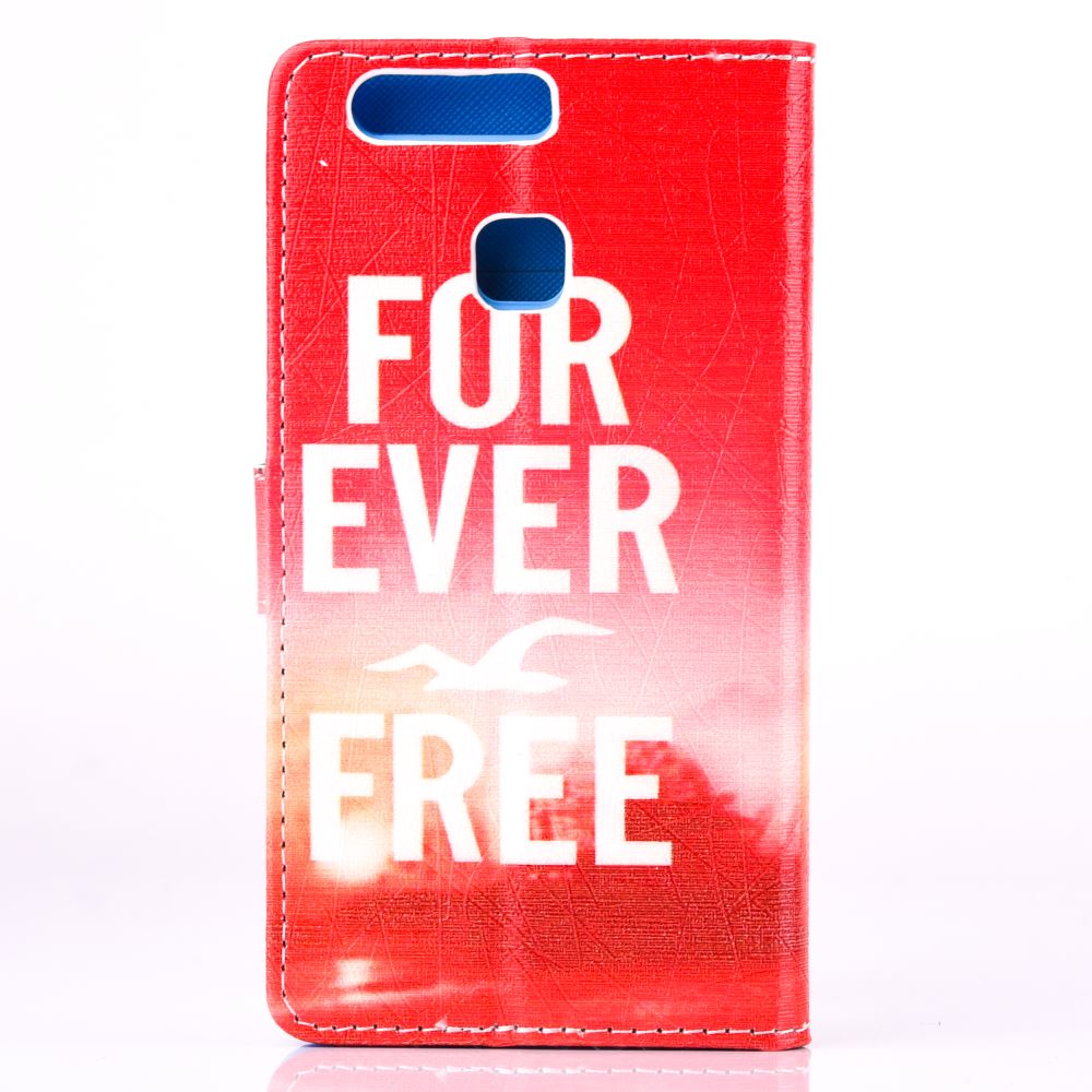 Huawei P9 case wallet leather case printed