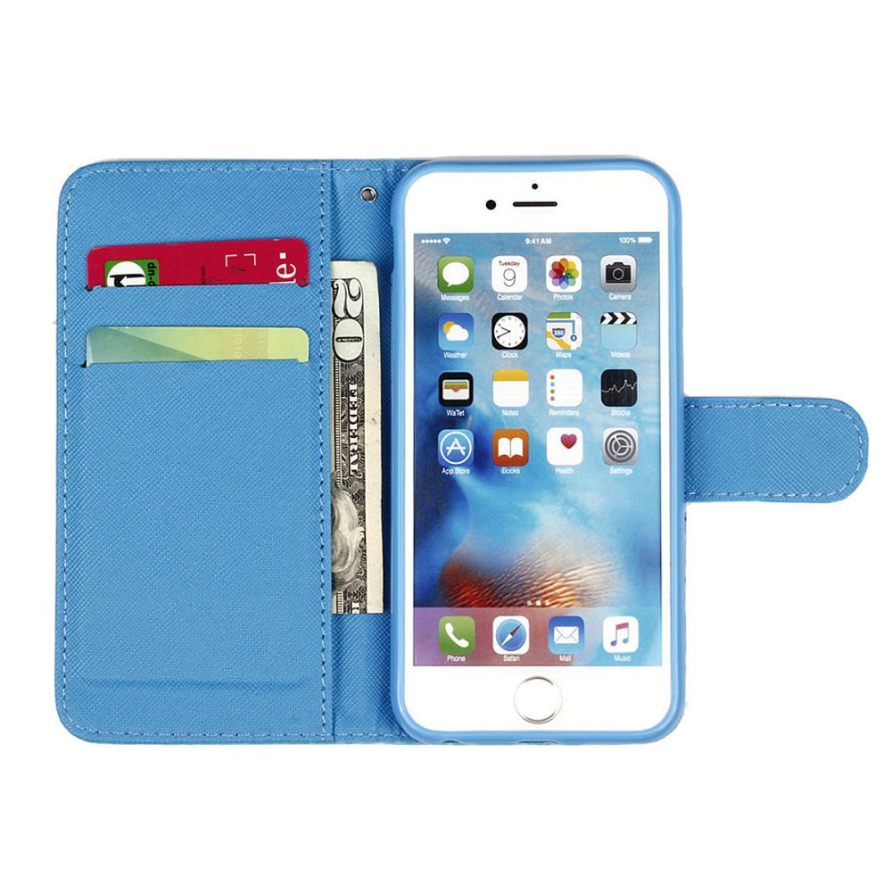 iPhone 6 6s case wallet leather case printed