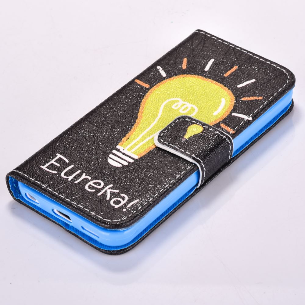 iPhone 5c case wallet leather case printed