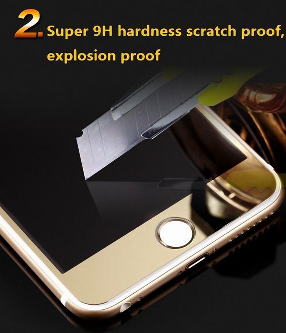 iPhone 6 6s Mirror Tempered Glass Screen Guard