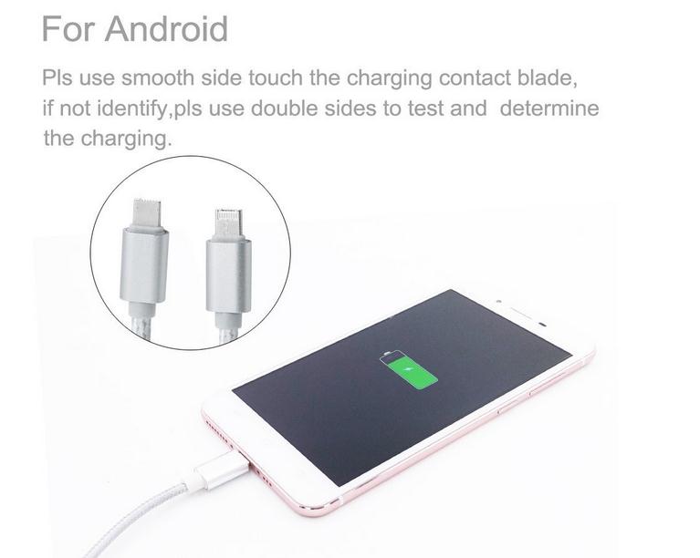 Micro USB and Apple Lightning Cable Nylon 2 in 1