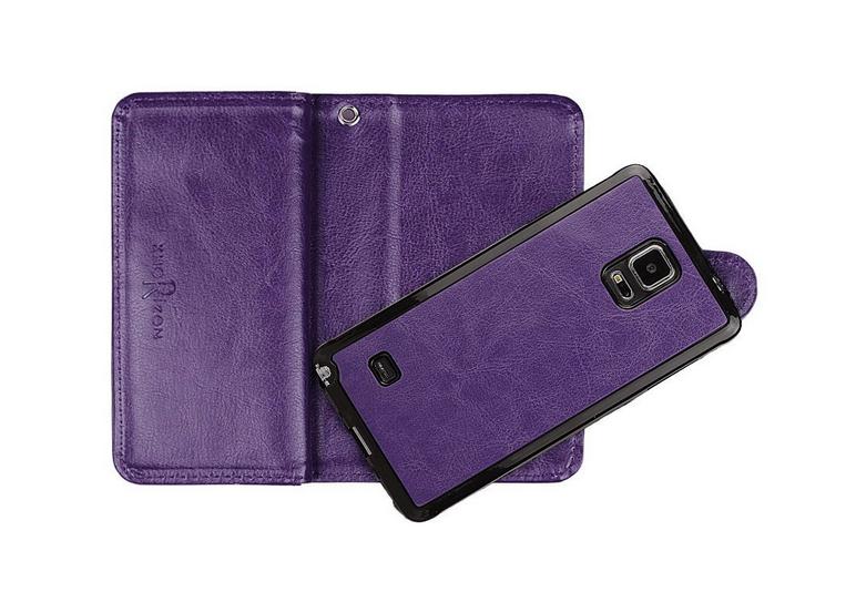 Galaxy NOTE 4 detachable wallet leather case