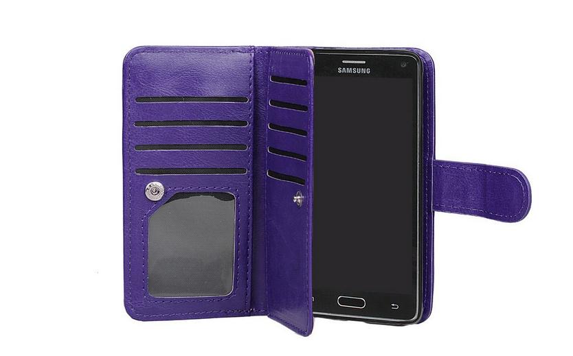 Galaxy NOTE 4 detachable wallet leather case