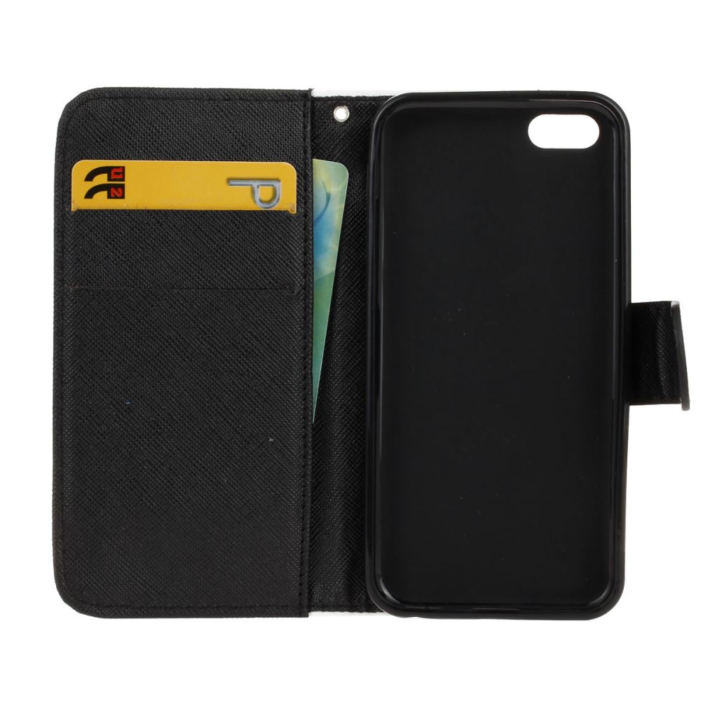 iPhone 5c case wallet leather case printed