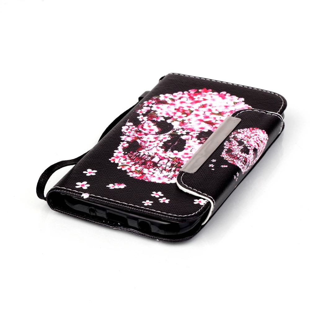 Samsung Galaxy J5 case wallet leather case printed