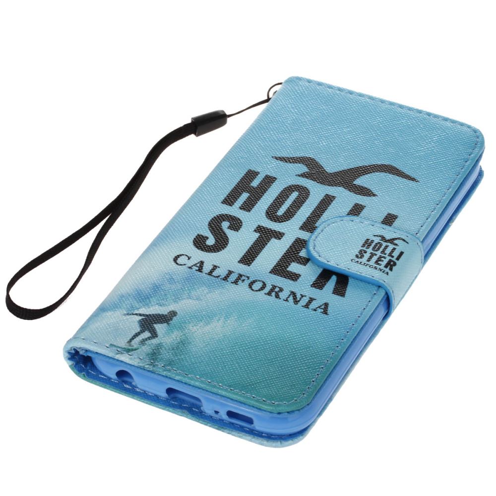 Galaxy S6 case wallet leather case printed