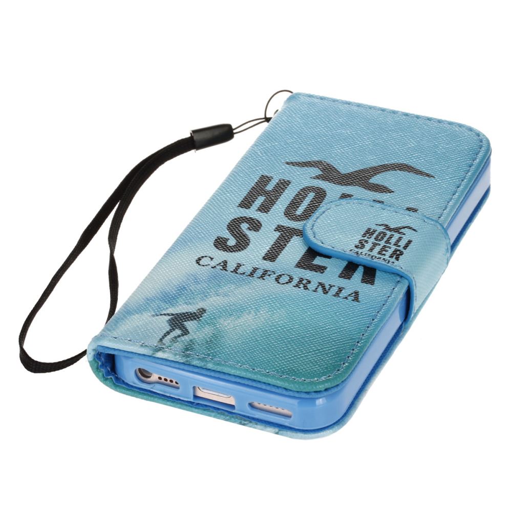 iPhone 5 5s SE case wallet leather case printed