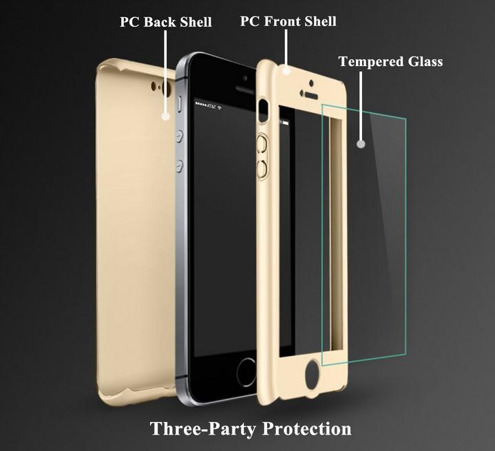 iPhone 5 5s SE case impact proof full body case