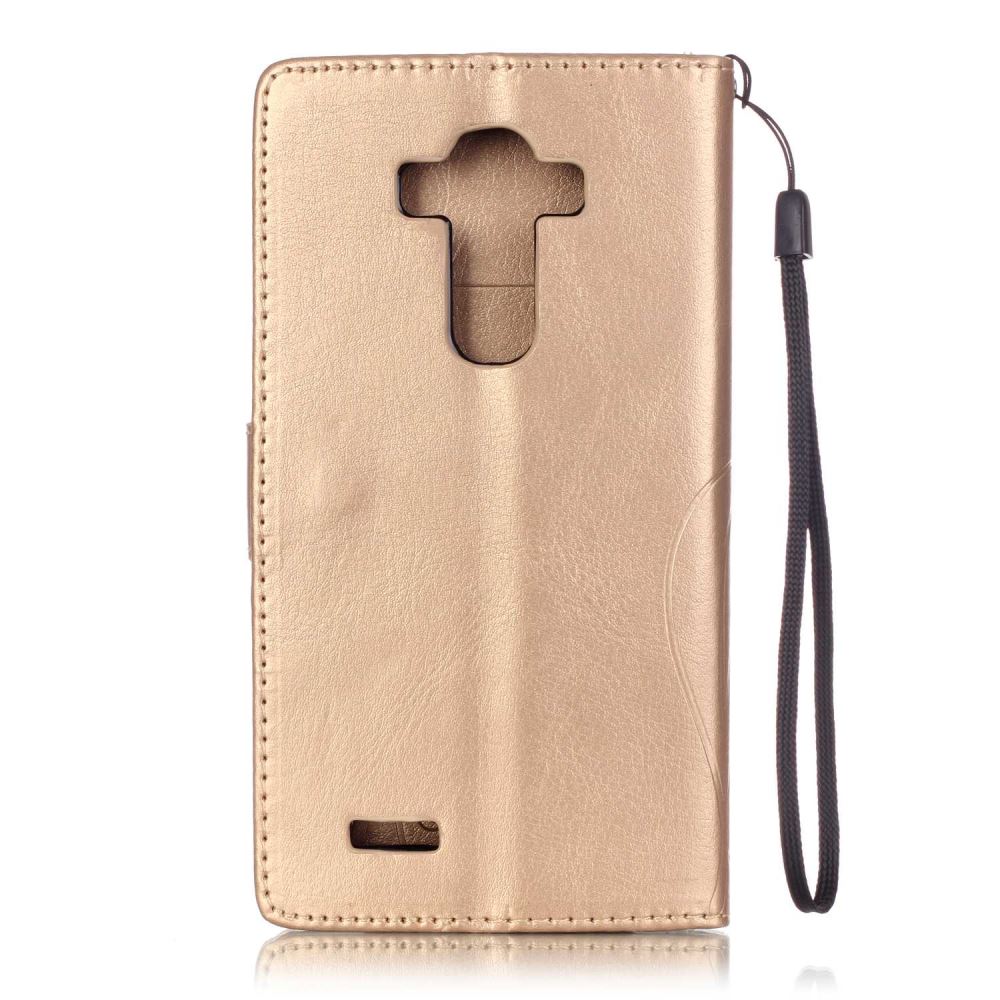 LG G4 Premium Embossing wallet leather flip case