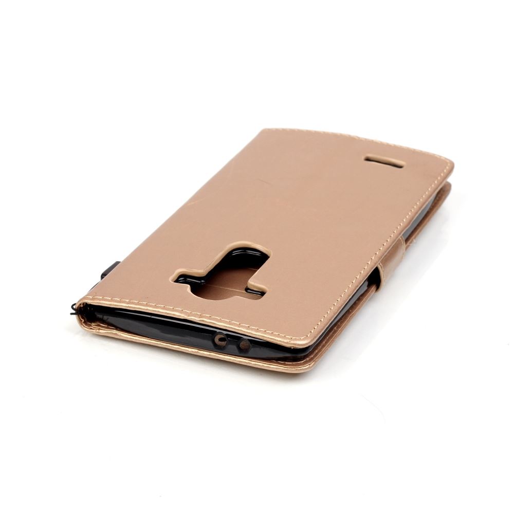 LG G4 Premium Embossing wallet leather flip case