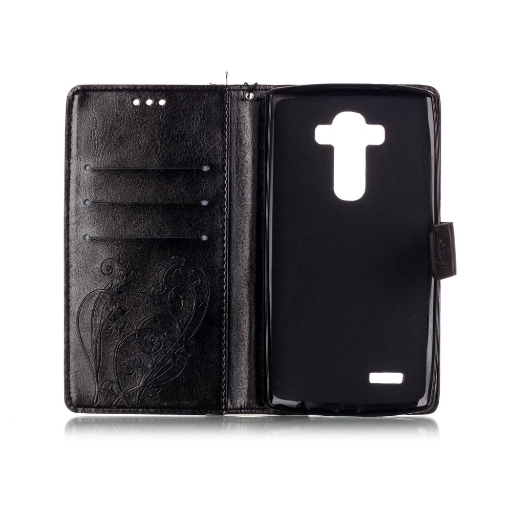 LG G4 Premium Embossing wallet leather flip case