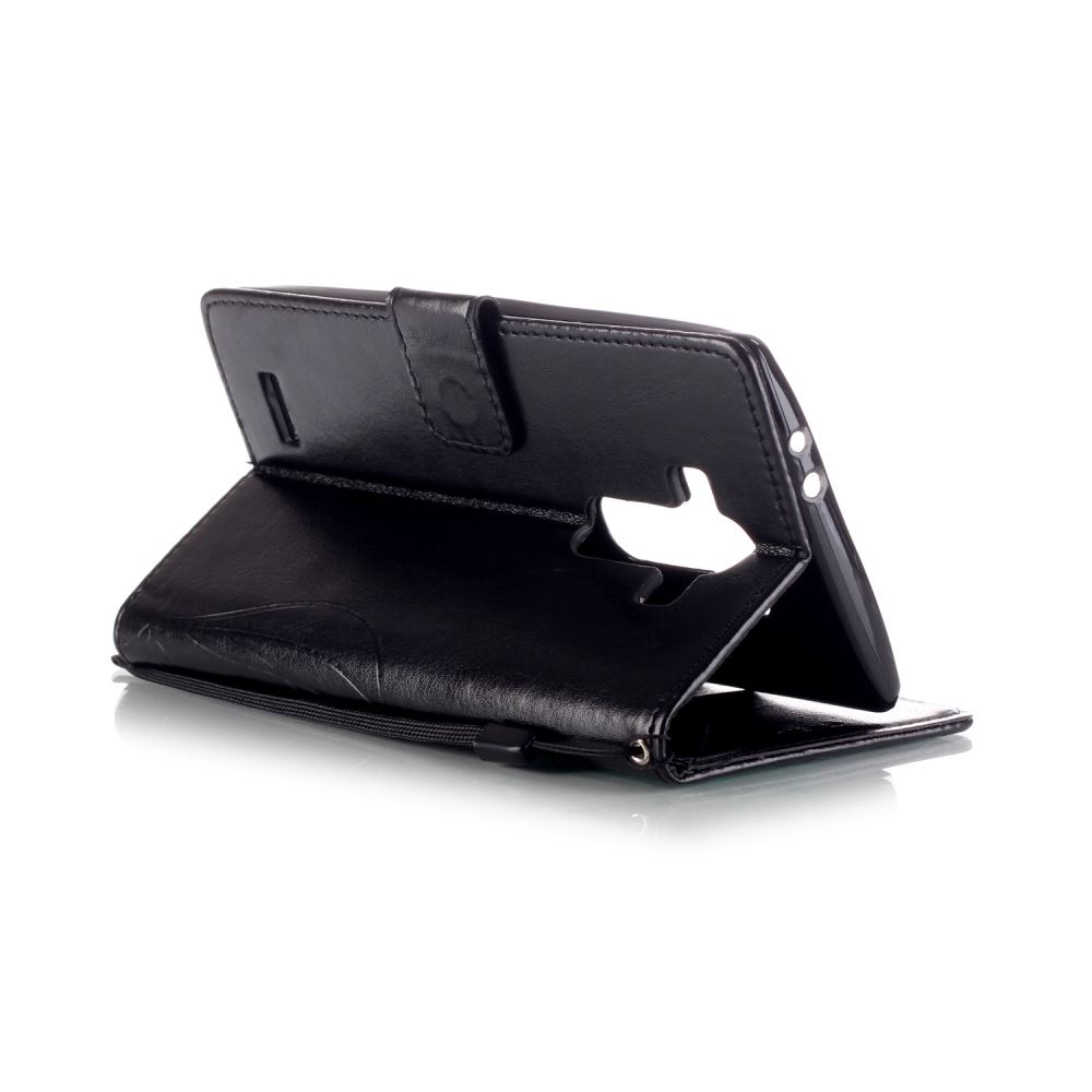 LG G4 Premium Embossing wallet leather flip case