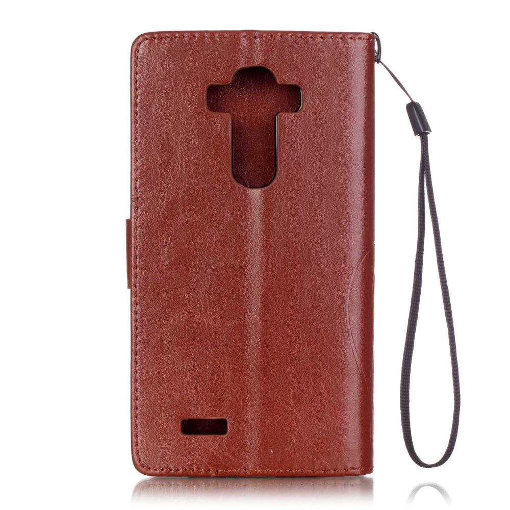 LG G4 Premium Embossing wallet leather flip case