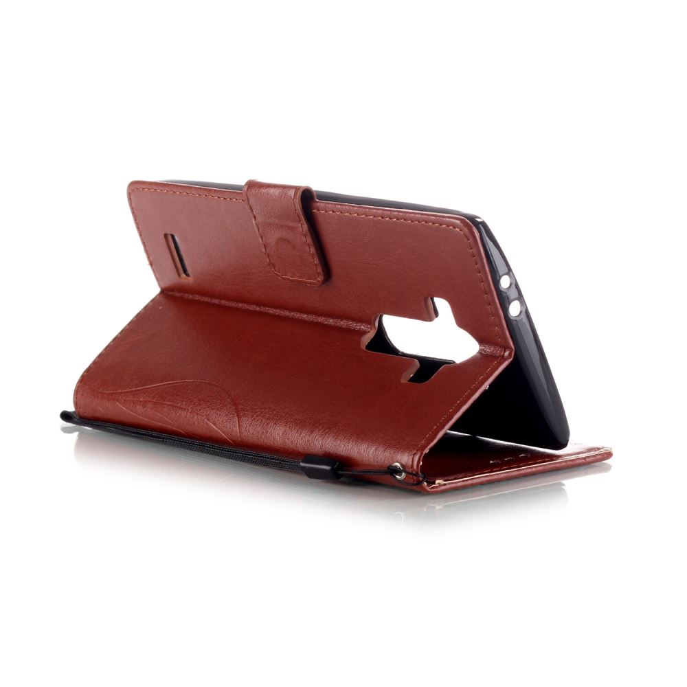 LG G4 Premium Embossing wallet leather flip case