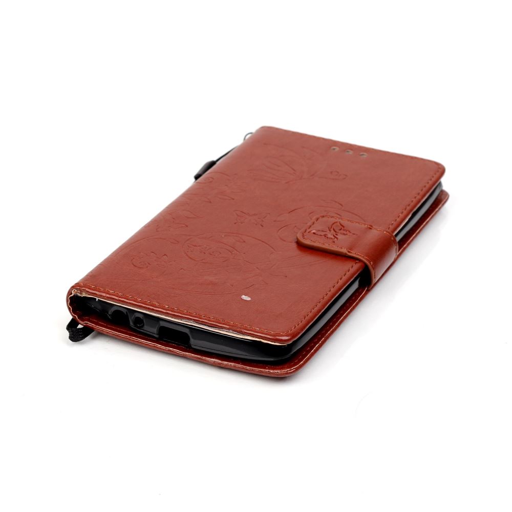 LG G4 Premium Embossing wallet leather flip case