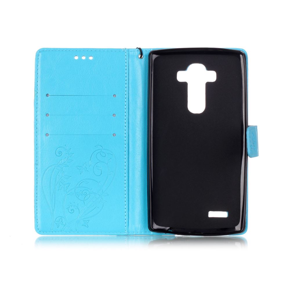 LG G4 Premium Embossing wallet leather flip case