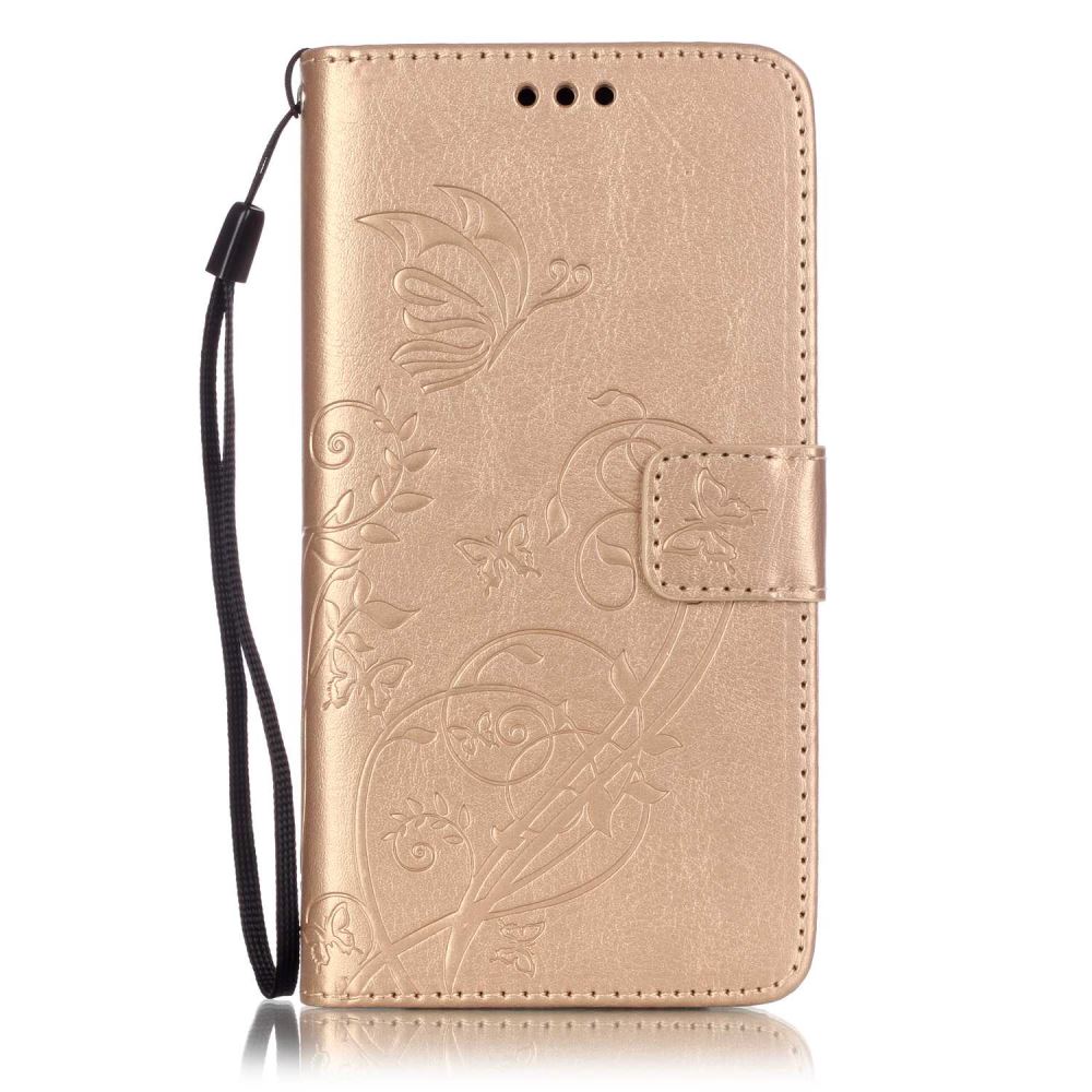 HUAWEI Y6 Premium Embossing wallet leather case
