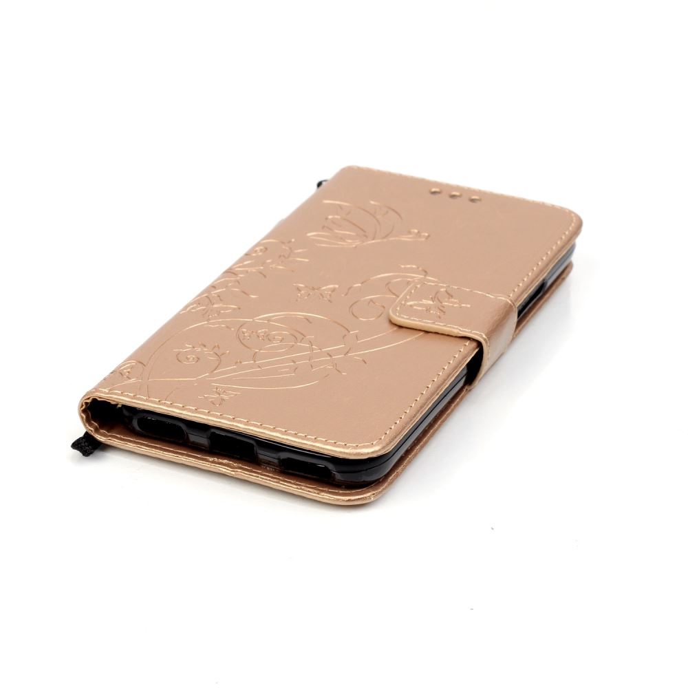 HUAWEI Y6 Premium Embossing wallet leather case