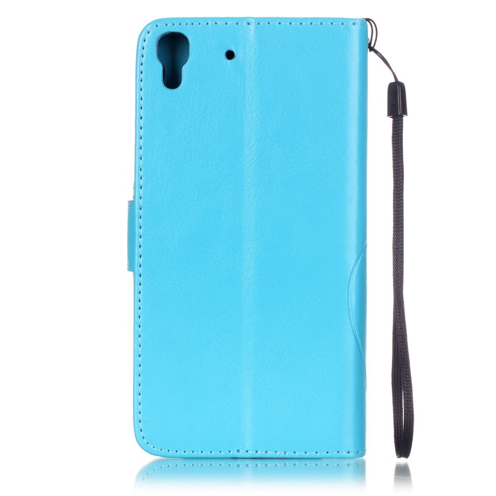 HUAWEI Y6 Premium Embossing wallet leather case