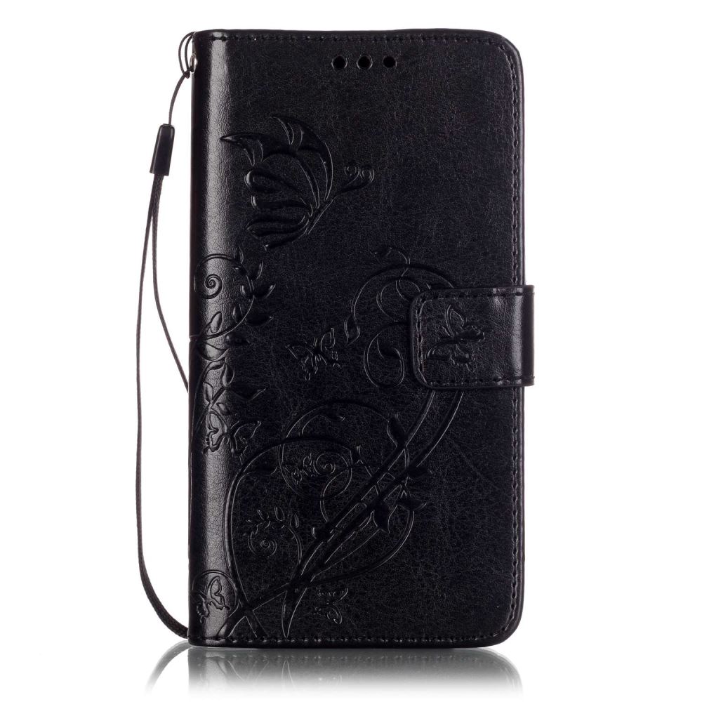 HUAWEI Y6 Premium Embossing wallet leather case