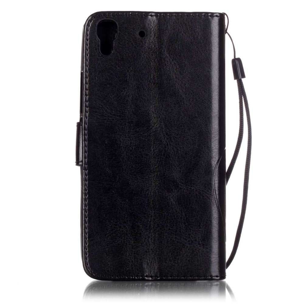 HUAWEI Y6 Premium Embossing wallet leather case