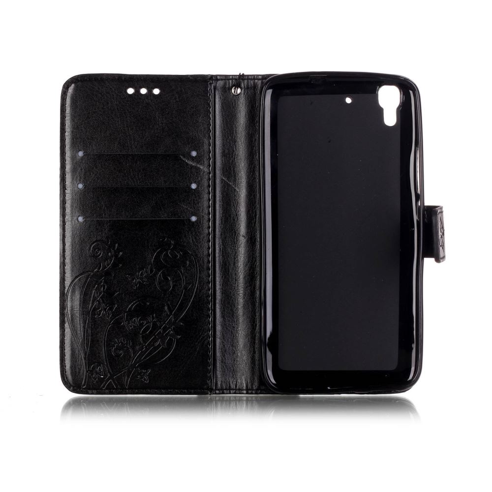 HUAWEI Y6 Premium Embossing wallet leather case