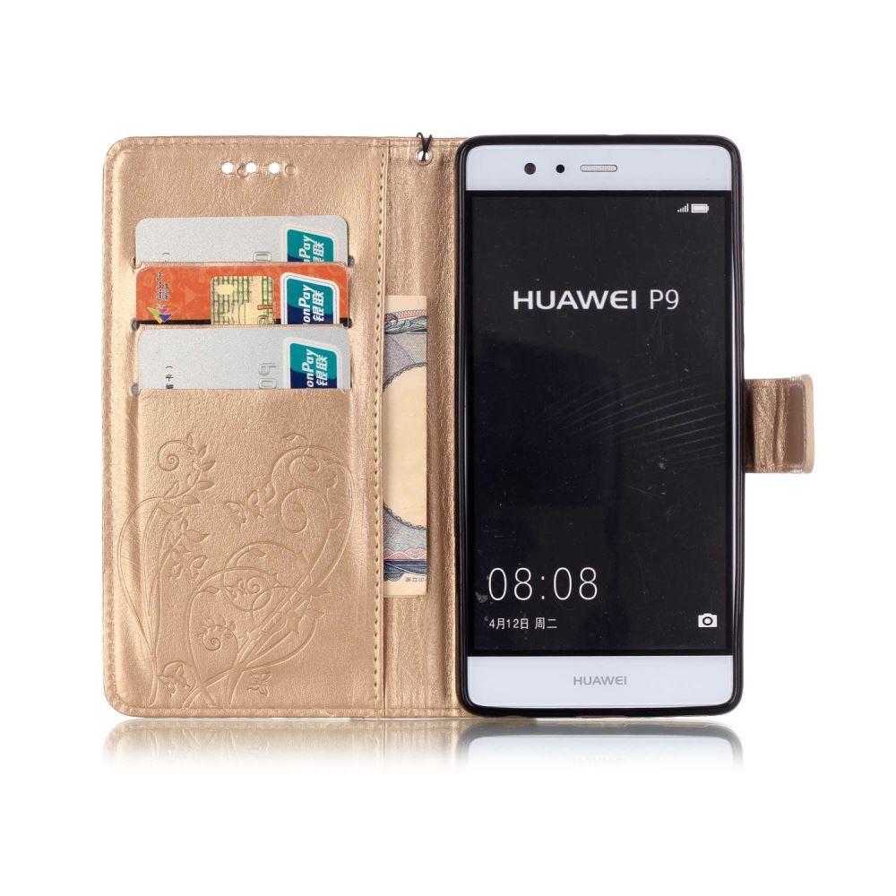 HUAWEI P9 Case Premium Embossing wallet leather case HUAWEI P9 Case Premium Embossing wallet leather case