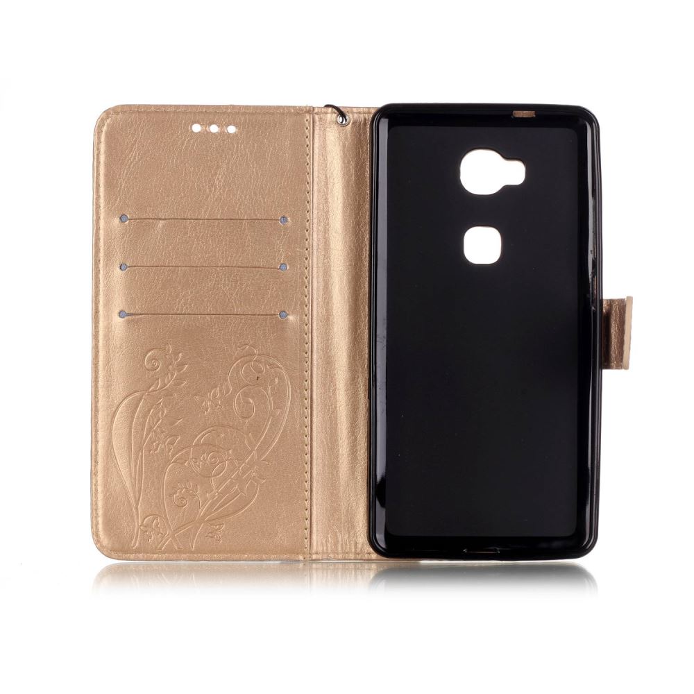 HUAWEI Honor 5X case HUAWEI GR5 case Premium Embossing wallet leather case
