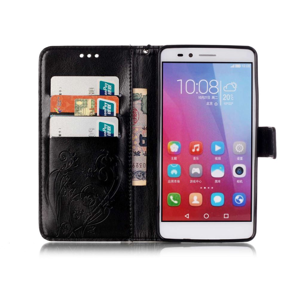 HUAWEI Honor 5X case HUAWEI GR5 case Premium Embossing wallet leather case
