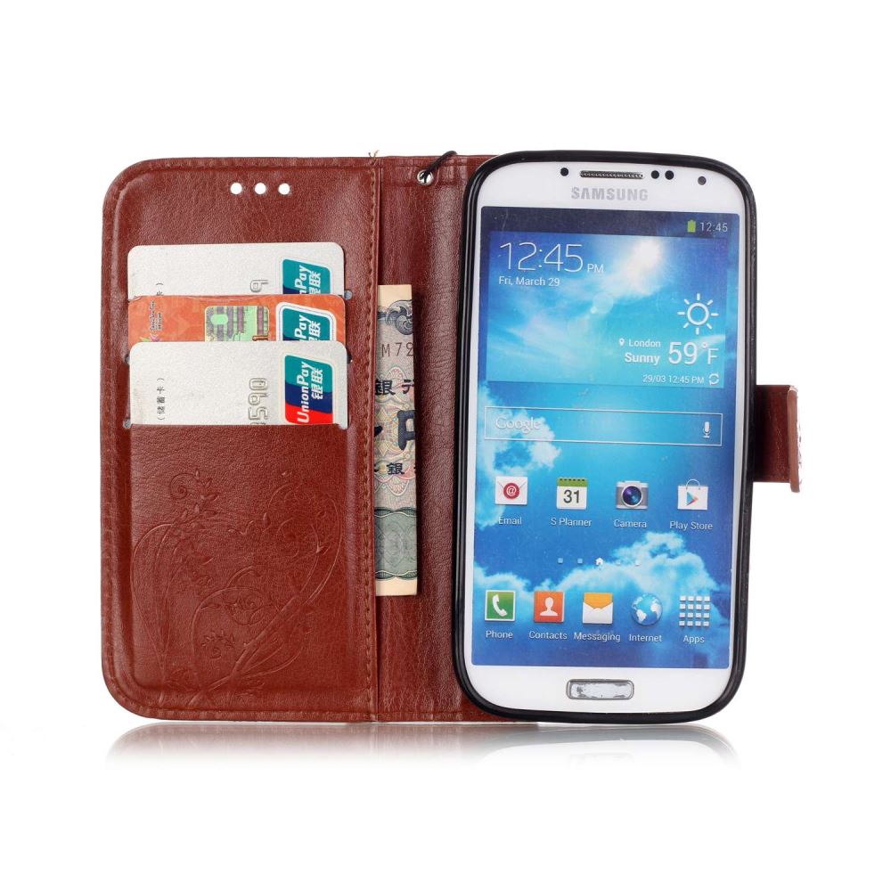 Galaxy S4 Mini Premium wallet leather case