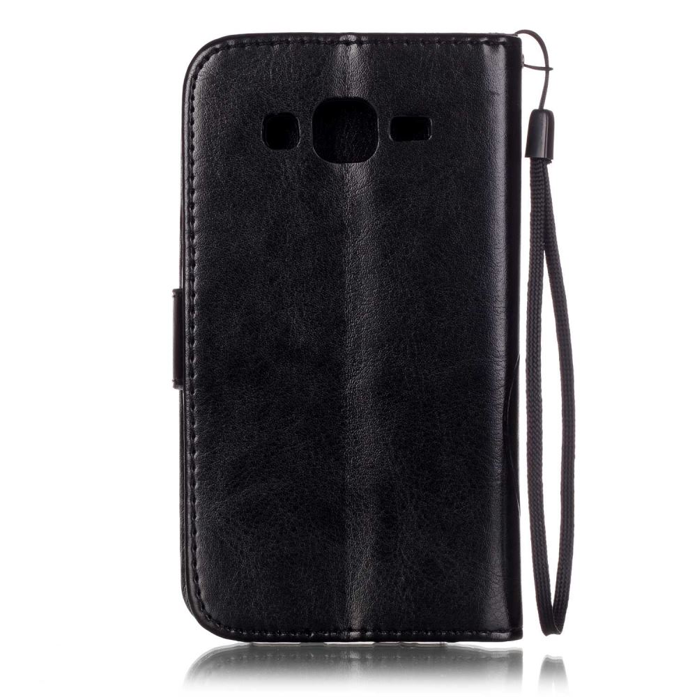 Galaxy J5 Premium Embossing wallet leather case