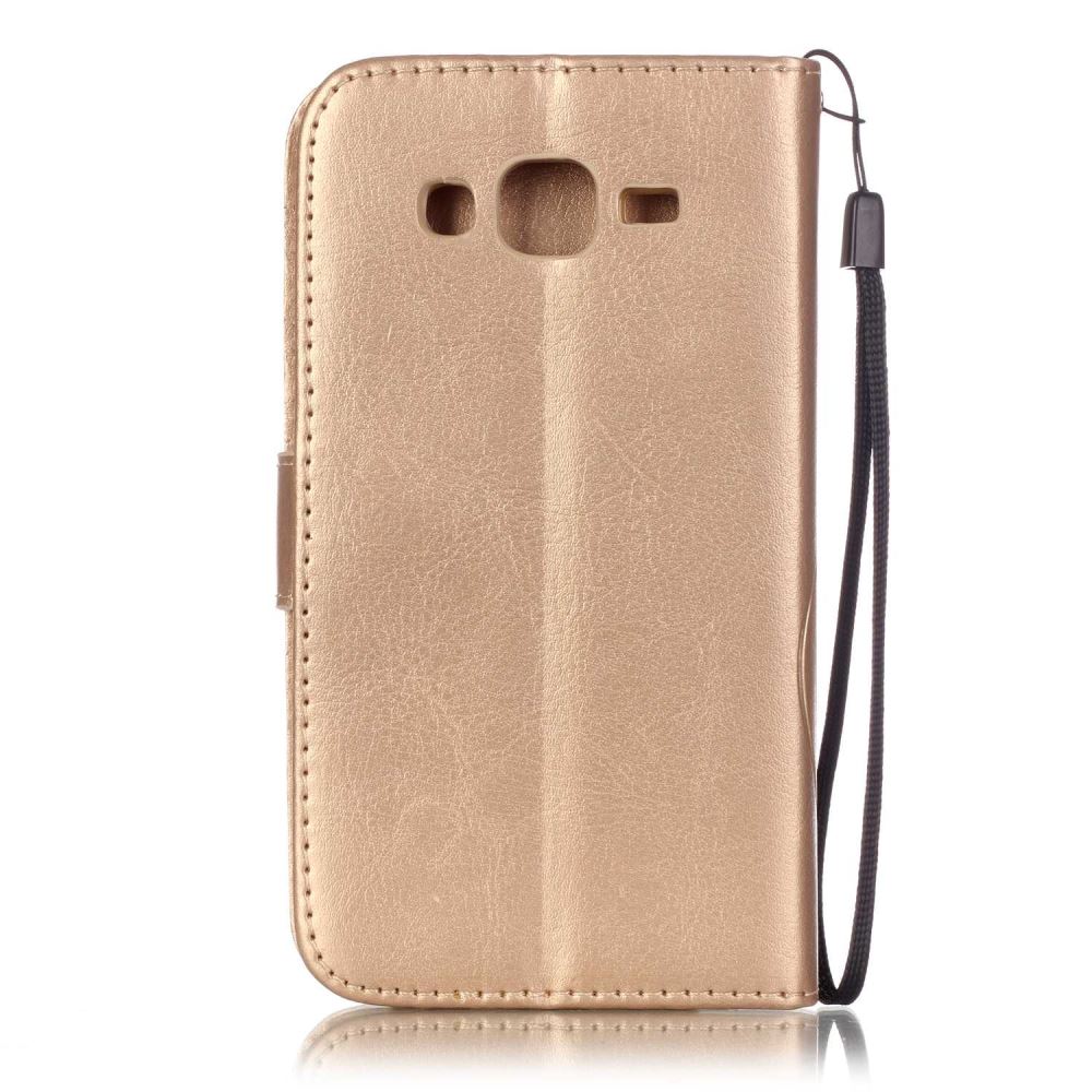 Galaxy J5 Premium Embossing wallet leather case
