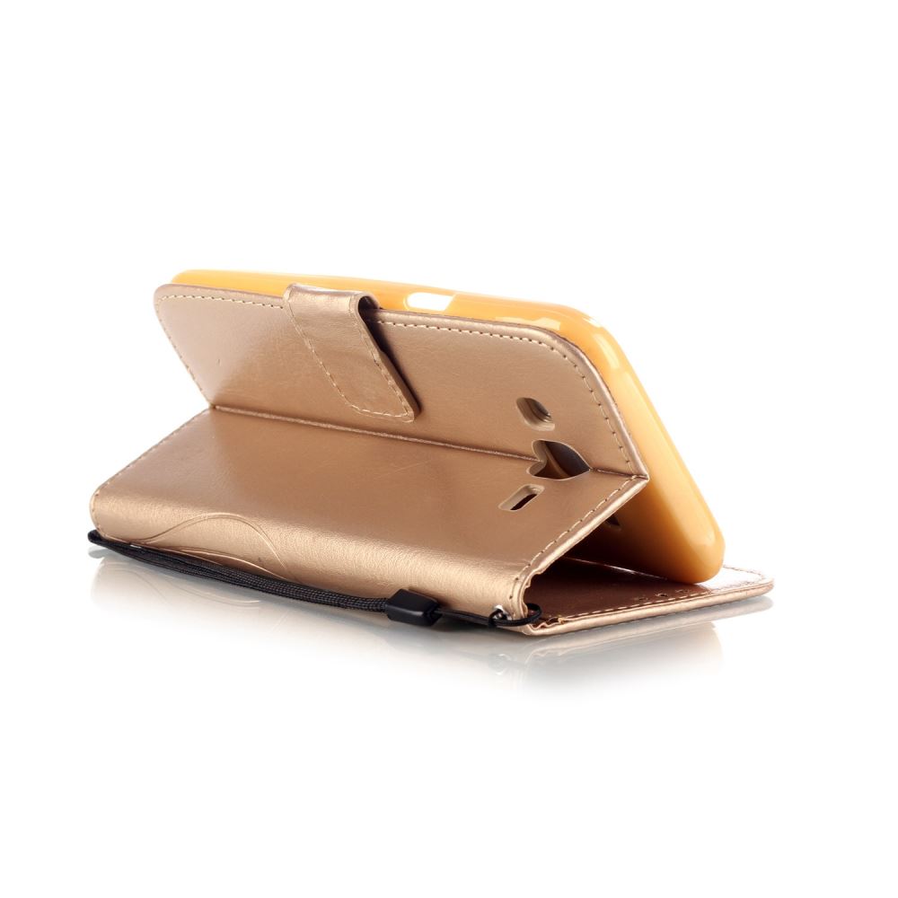 Galaxy J5 Premium Embossing wallet leather case