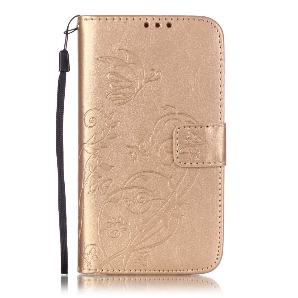 Galaxy J5 Premium Embossing wallet leather case