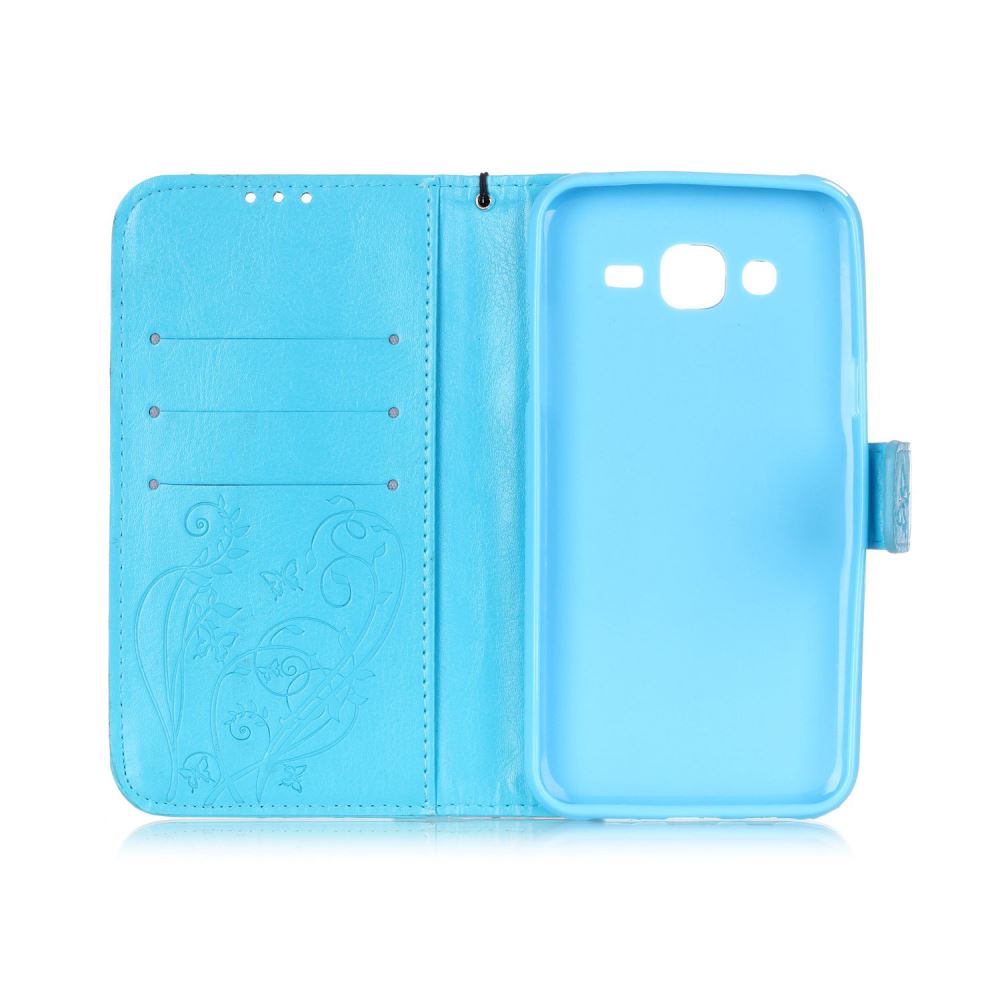 Galaxy J5 Premium Embossing wallet leather case