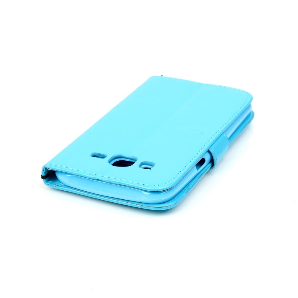 Galaxy J5 Premium Embossing wallet leather case