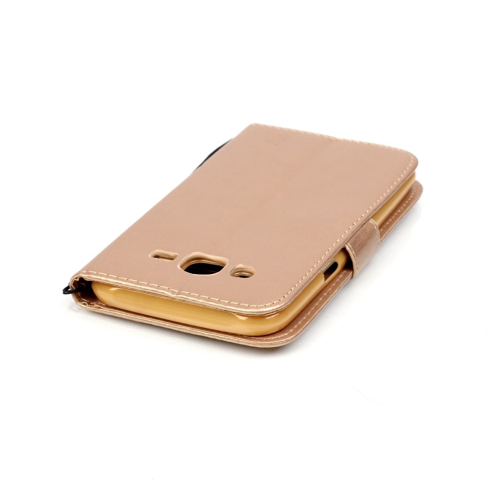 Galaxy J2 Premium Embossing wallet leather case Galaxy J2 Premium Embossing wallet leather case