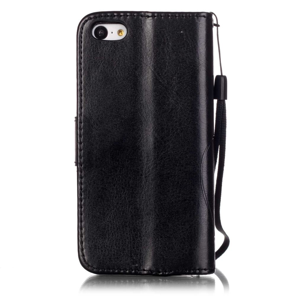 iPhone 5C Premium Embossing wallet leather case