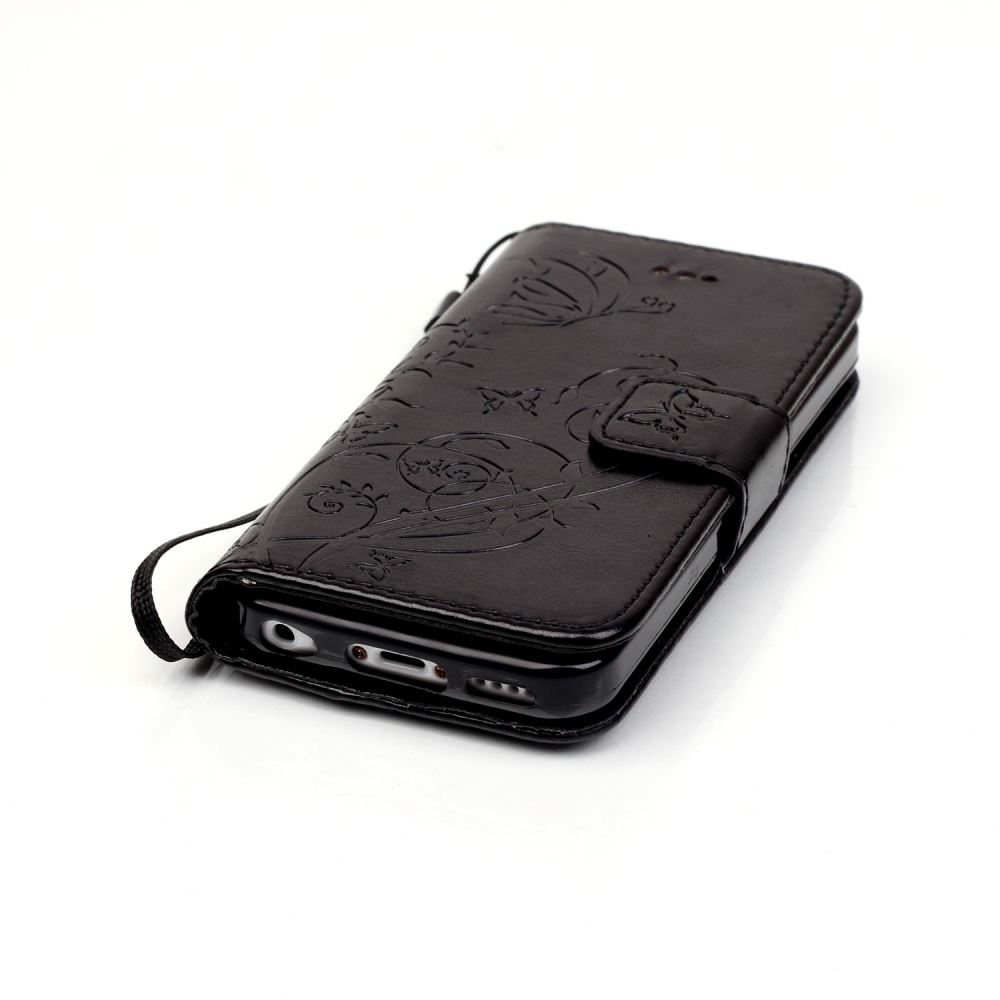 iPhone 5C Premium Embossing wallet leather case